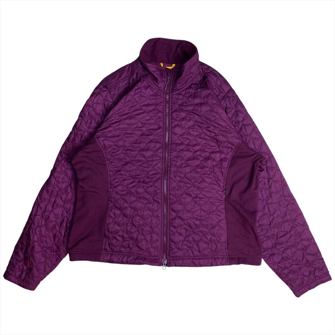 Vintage 00s L L Bean エルエルビーン キルティング パファー ジャケット レディース XL パープル 古着 シンサレート ヴィンテージ拍卖