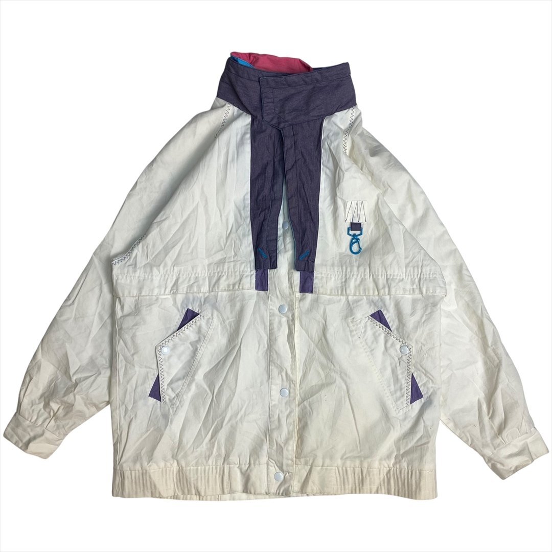 Vintage 00s CLIMATE ZONE トリコロール ライトウェイト ジャケット レディース M ホワイト 古着 ビンテージ ヴィンテージ拍卖