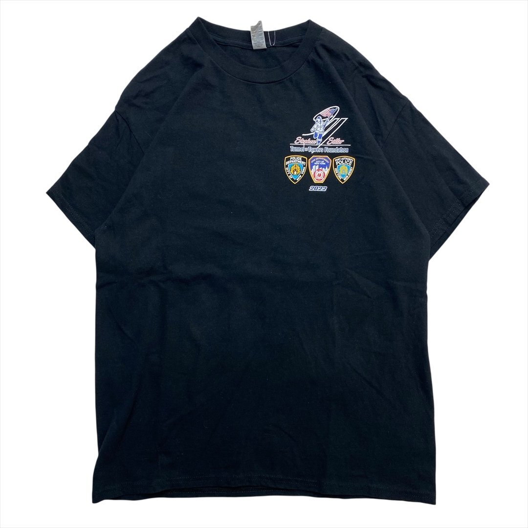 Vintage GILDAN ギルダン 9.11 追悼 メモリアル デザイン Tシャツ 半袖 メンズ L ブラック 古着 ビンテージ ヴィンテージ拍卖