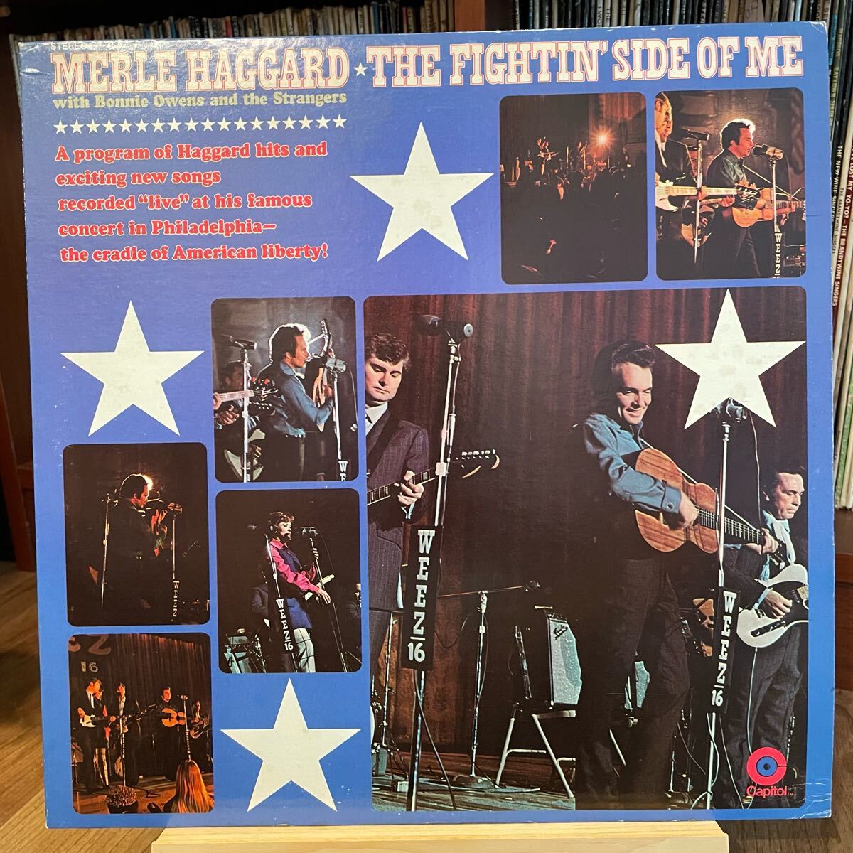 【US盤】Merle Haggard With Bonnie Owens And The Strangers The Fightin' Side Of Me Capitol ST-451拍卖