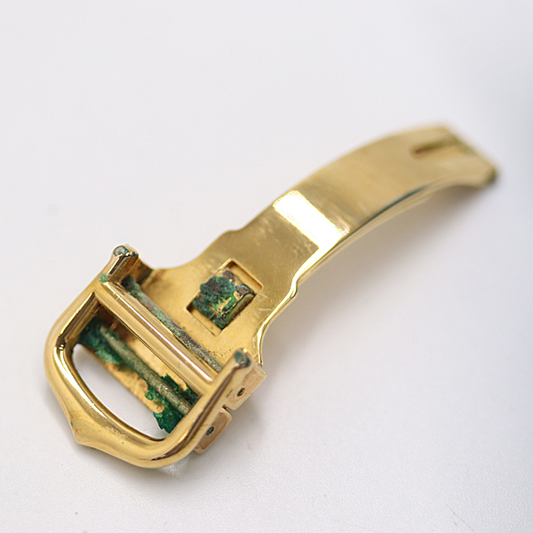 1円 カルティエ 純正Dバックル ゴールドカラー 14mm レディース腕時計 2000000 NSK KMR拍卖