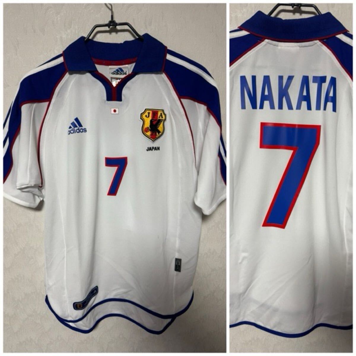 日本代表 ユニフォーム アウェイ 中田英寿 7 シドニーオリンピック サイズM adidas アディダス 拍卖