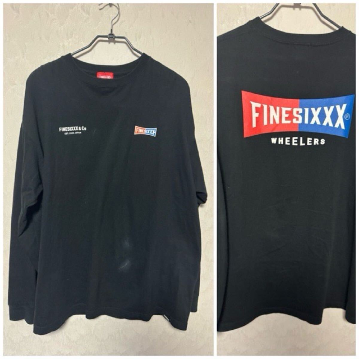 ファインシックス FINESIXXX 長袖 Tシャツ tee XXL 新品 ブラック カットソー 拍卖