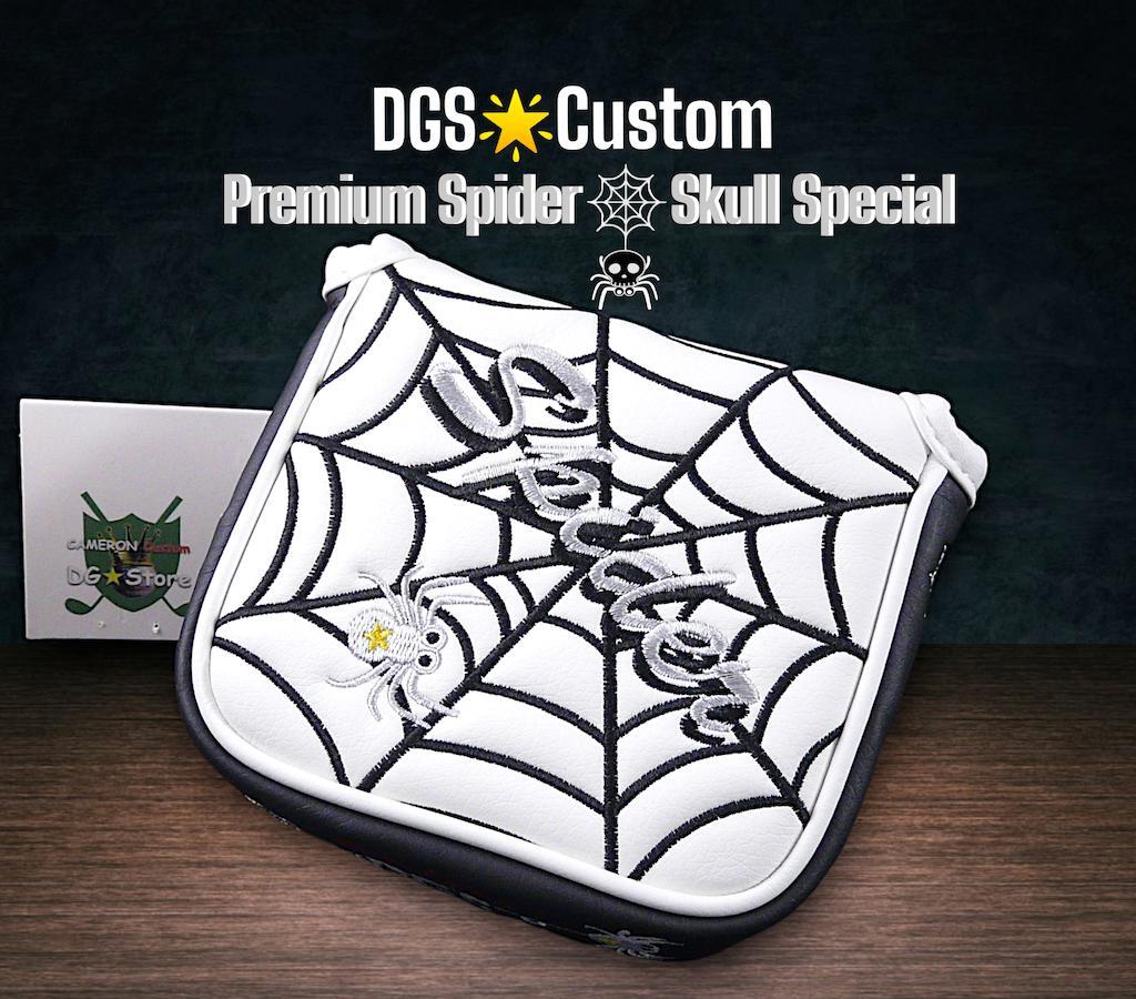 特別割引★プレミアム スパイダー&スカル★DGSスクエアヘッドカバー★マグネット拍卖