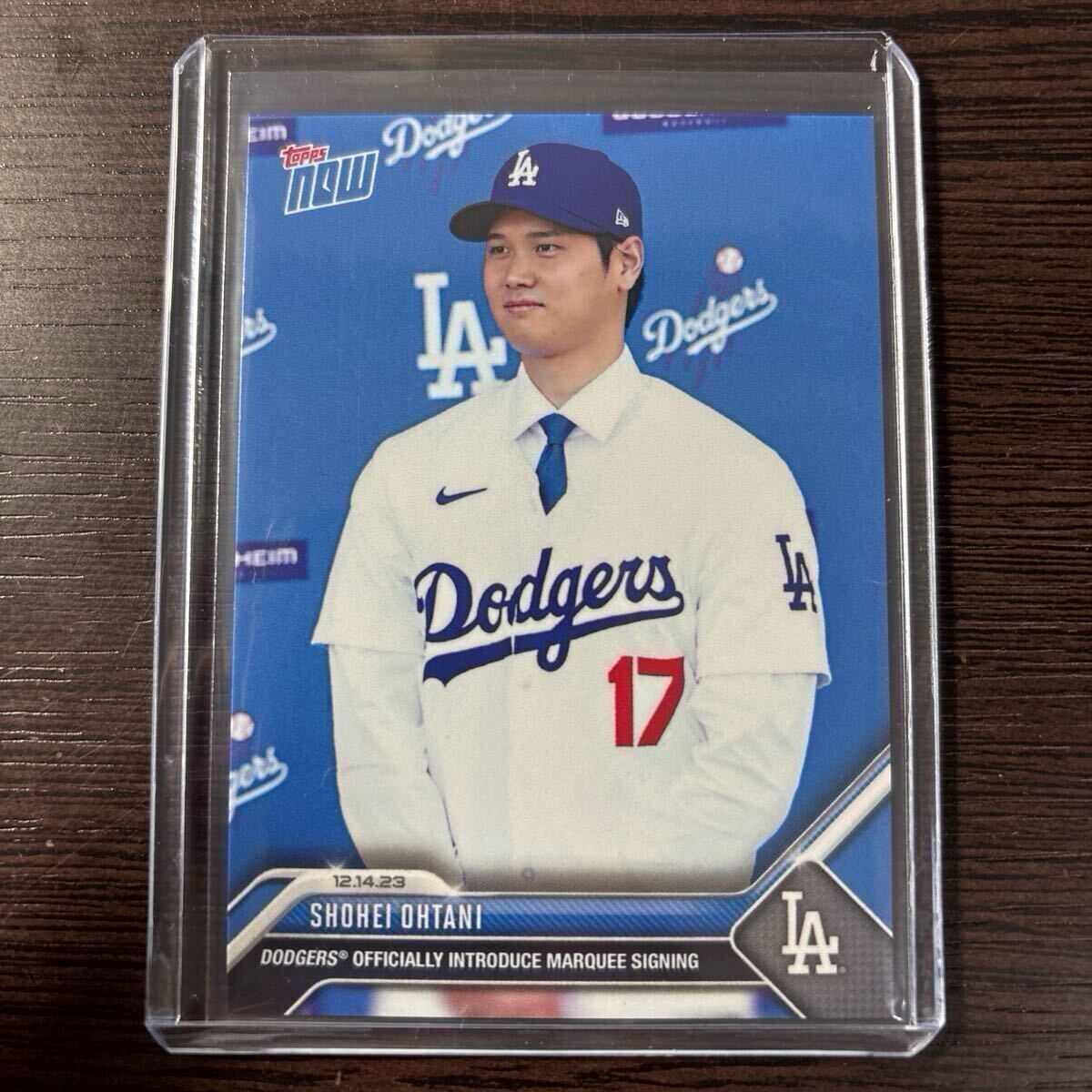Topps Now Los Angeles Dodgers Shohei Ohtani トップス ナウ ロサンゼルス ドジャース 大谷翔平 契約記念 OS-23 数量9拍卖