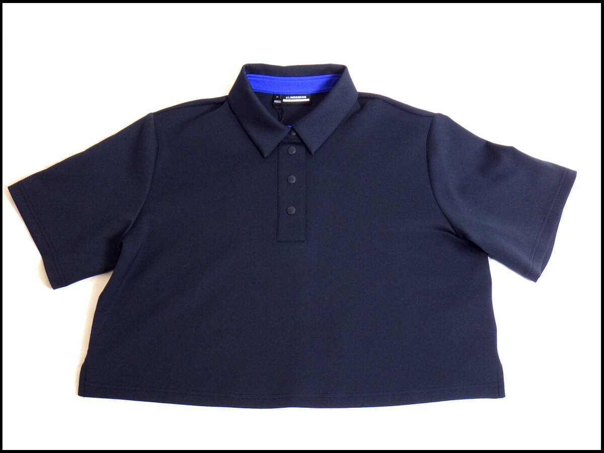 ●未使用品●荷崩れ●水濡品●J.LINDEBERG●レディース● 短丈●ポロシャツ●クロップドトップス● 072-29940●M/40拍卖