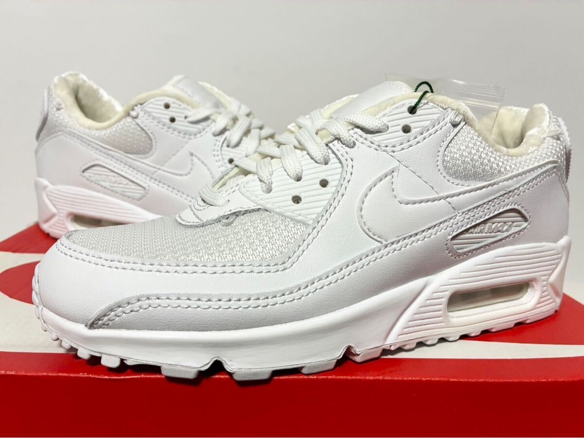 2021 新品箱付 NIKE W AIR MAX 90 WHITE GOLD LUCKY CHARM ナイキ エア マックス ホワイト ゴールド ラッキー チャーム 24cm 7 DH0569-100拍卖