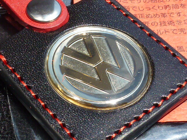 【純正!新品!】フォルクスワーゲン キーホルダー 空冷 VW ビートル タイプ1 ニュービートル 栃木レザー ヴァナゴン ゴルフ ルポ ポロ拍卖