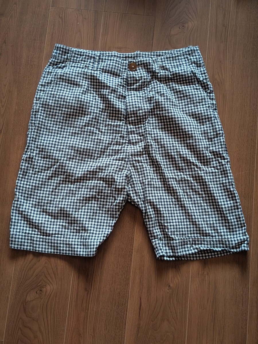 vivienne westwood ヴィヴィアンウエストウッド ショーツ ハーフパンツ ギンガムチェック インポート サルエル 48拍卖