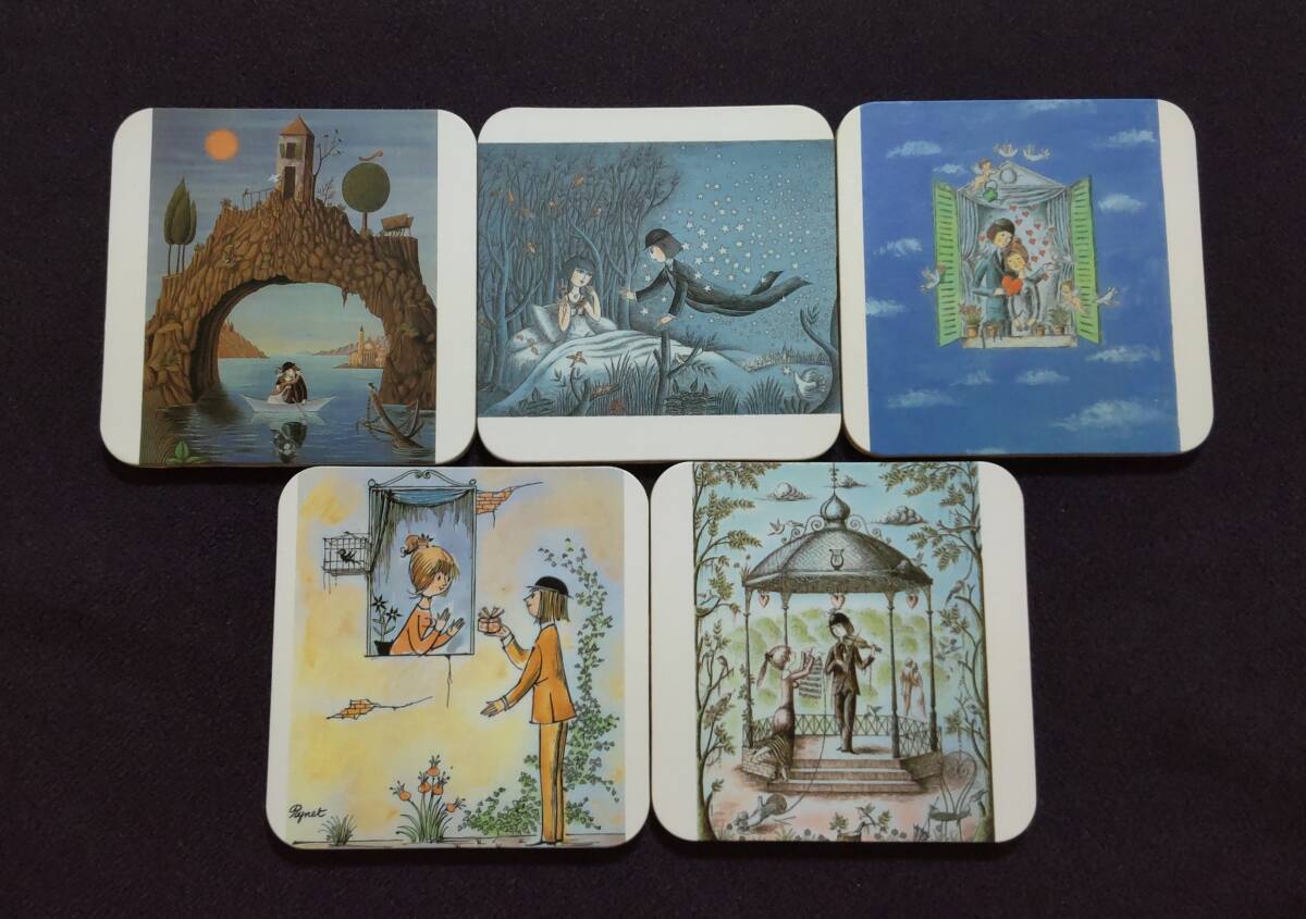 レイモン・ペイネ 星の王子様 コースター五種五枚セット拍卖