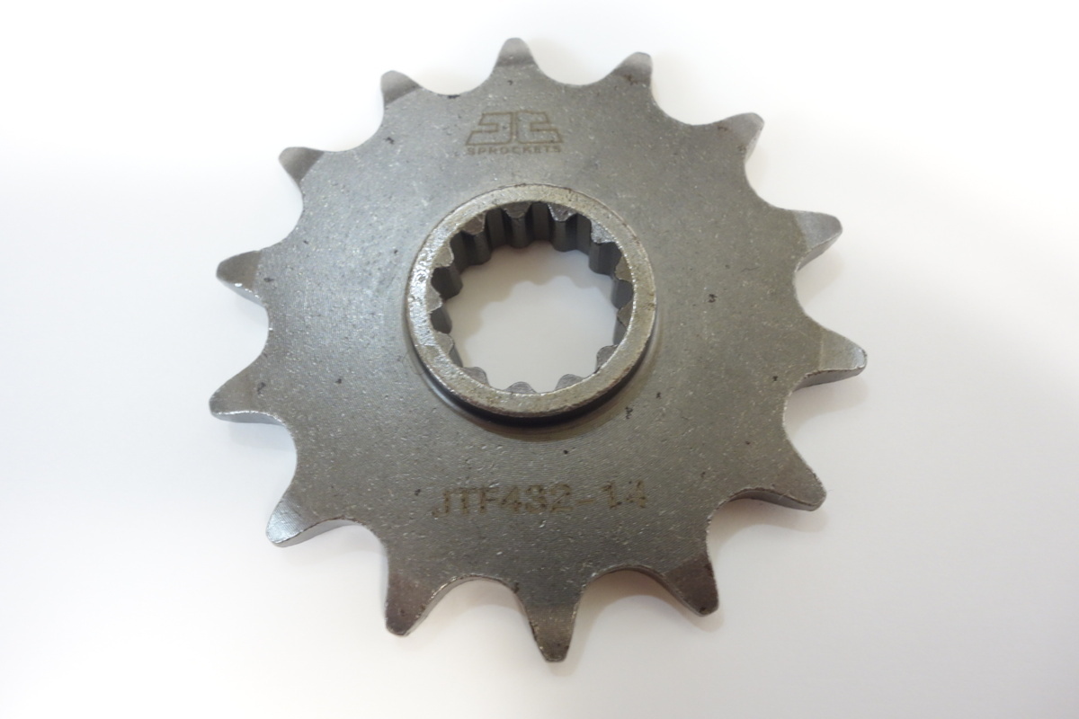 送料無料■JT SCM強化フロントスプロケット 14T ジェベル250/XC/GPS DR250 RMX250 RM250 グース 新品 JTF432.14拍卖