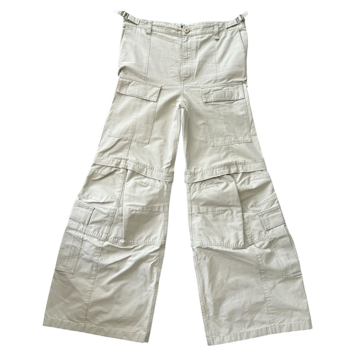 BALENCIAGA 2023年秋冬 フレアジップオフカーゴパンツ拍卖