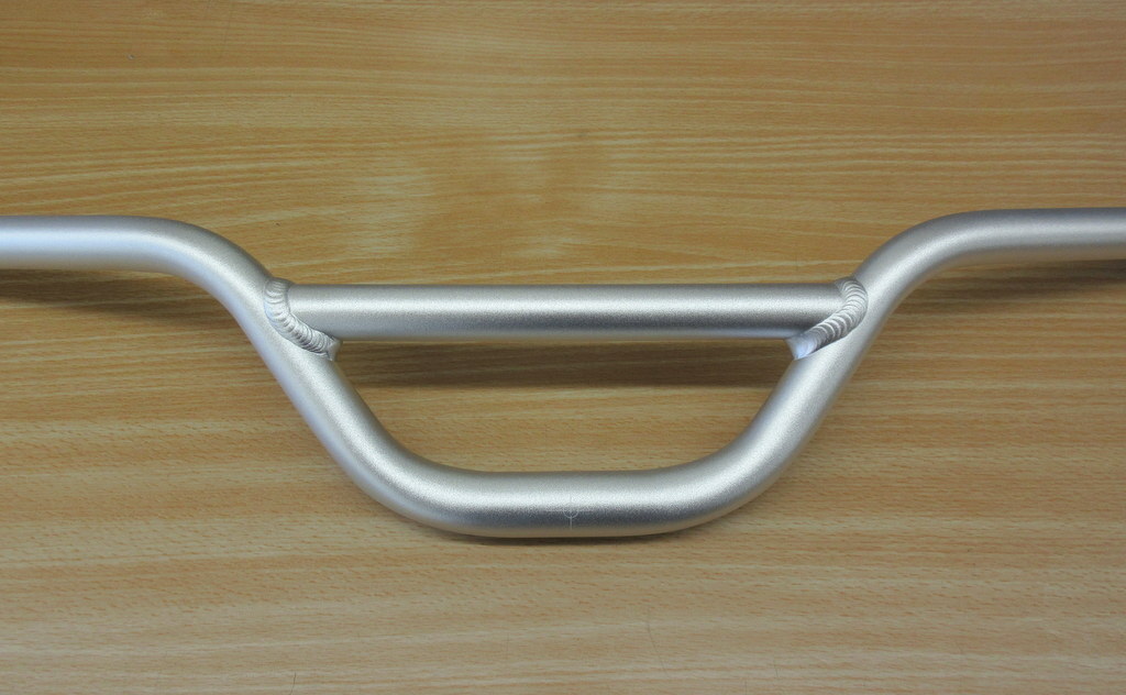 GIZA PRODUCTS アルミ・ハイライズバー シルバー BMX風/クランプ25.4φ MX-26AL拍卖