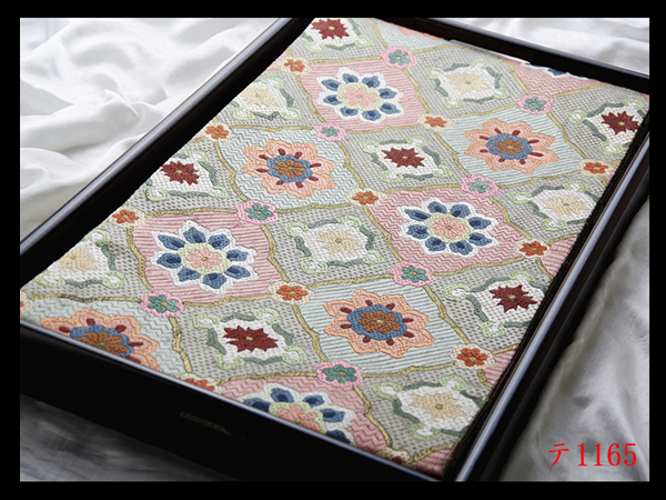 蔵【テ1165】極上逸品 総刺繍 絽刺し 区限刺繍 唐花紋 正絹純金糸全通高級美術袋帯 ◇検◇簪着物名古屋帯和装小物帯締め拍卖