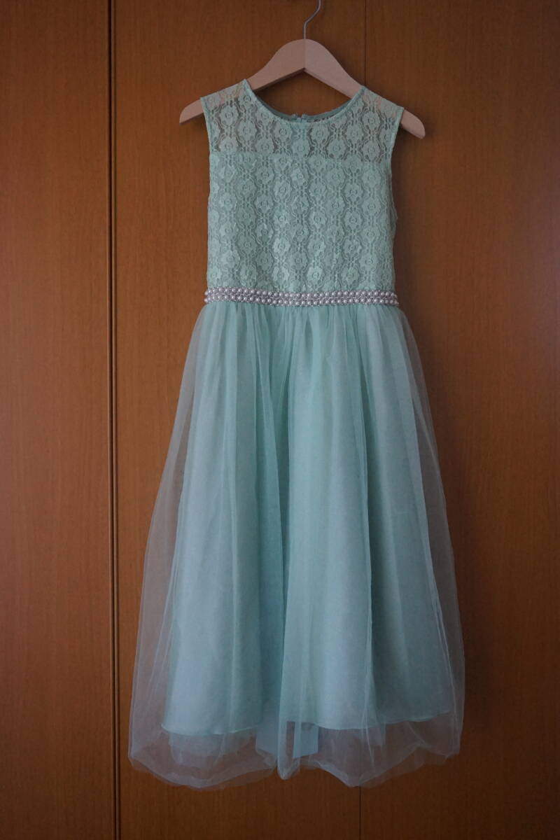 ◇ Catherine Cottage キャサリンコテージ ◇ フォーマル  ウエストビジューのデコルテ透かしレースドレス  ◇ size 160 拍卖