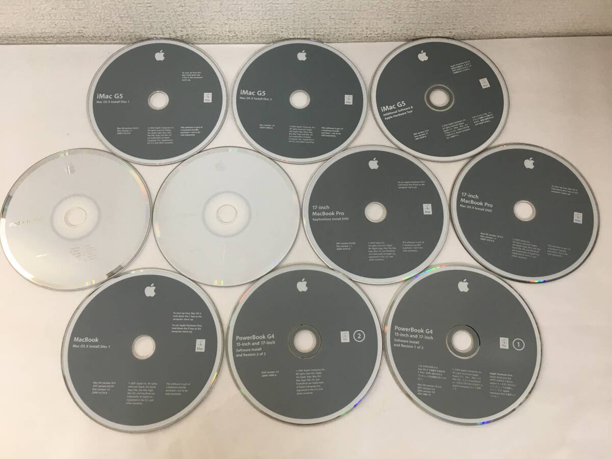 ●○H724 MAC MACBOOK IMAC Ipodl 他 ディスクのみ 10枚セット○●拍卖