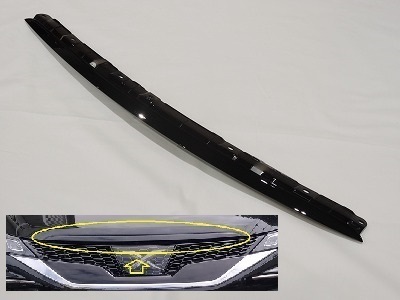 トヨタ純正 130系 マークX GRスポーツ用 ボンネットフード フロントモール ブラック 黒 202 他のグレードに流用可能 GRX130 H21.10~拍卖