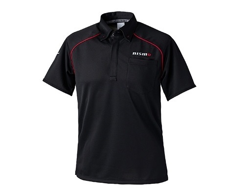 【新品】 日産コレクション ドライ スポーツ ポロシャツ ブラック サイズ: L ミズノデオドラント」テープ使用 速乾性 ファッション拍卖