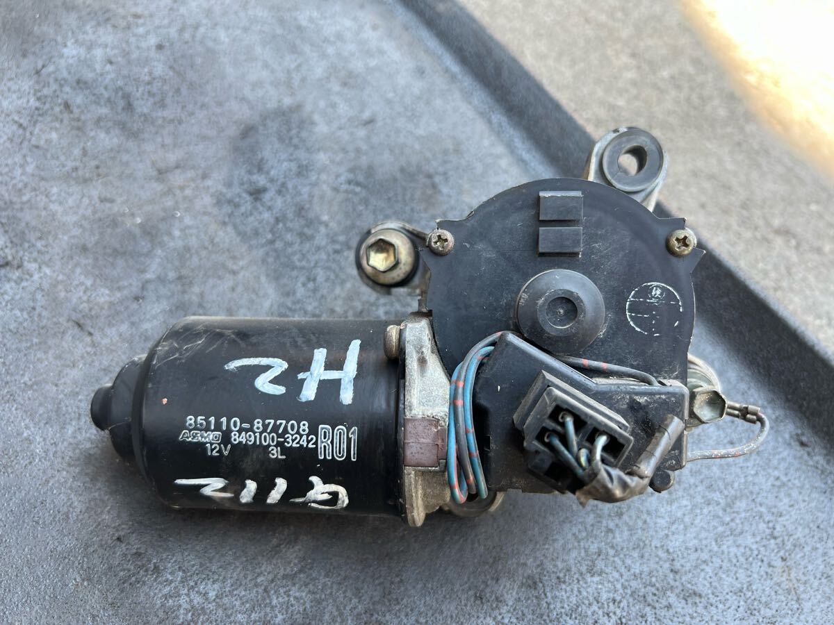 ダイハツ シャレード G100S 平成2年 ワイパーモーター 85110-87708 G102S G112S G100系拍卖