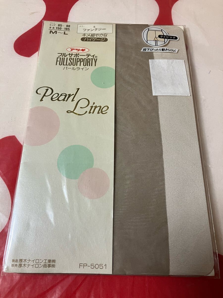 アツギ フルサポーティ パールライン M-L ファンタジー パンティストッキング ダイヤマチ付 ハイゲージ 厚木 パンスト panty stocking 拍卖