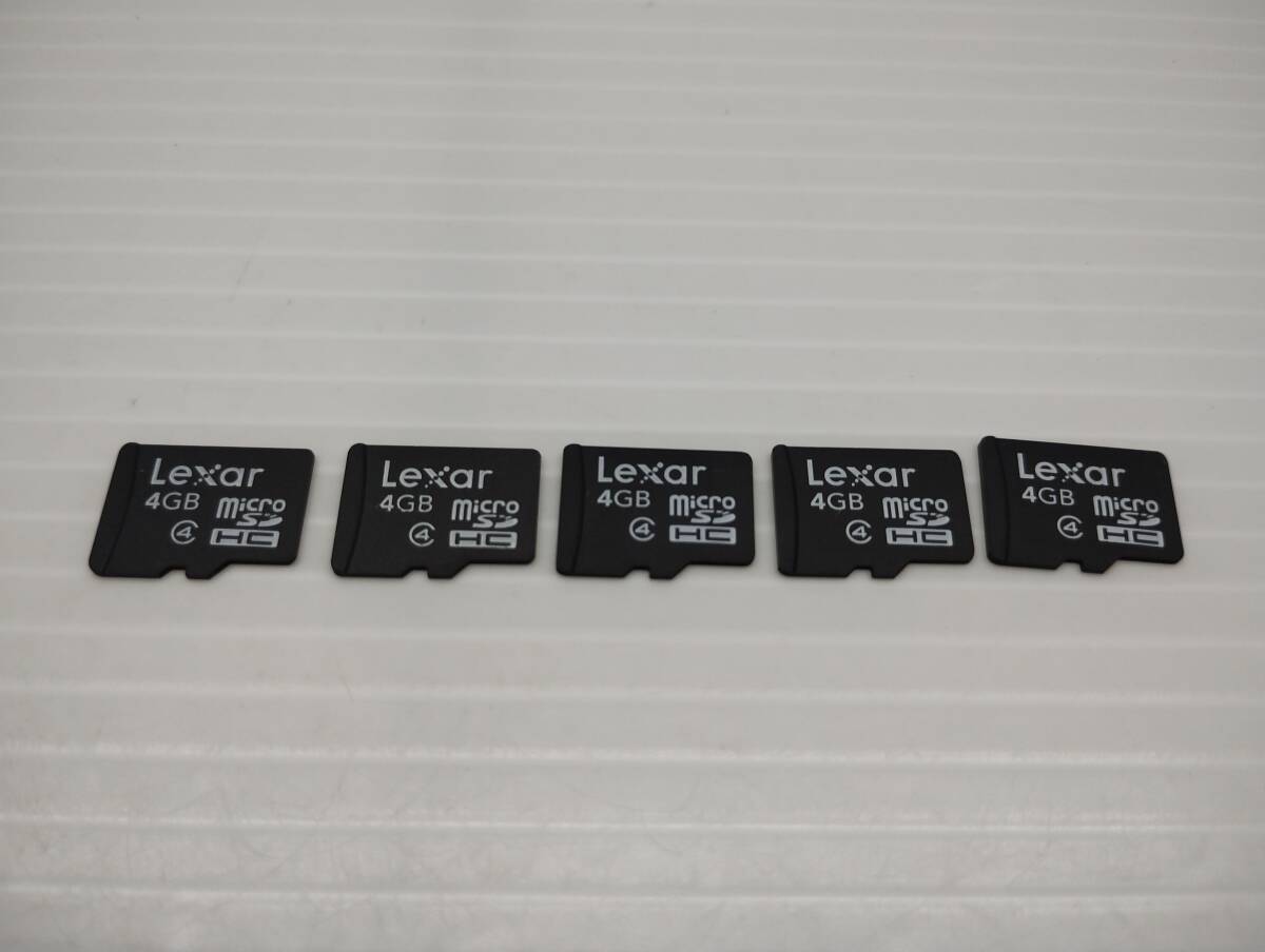 5枚セット 4GB Lexar microSDHCカード フォーマット済み microSDカード メモリーカード拍卖