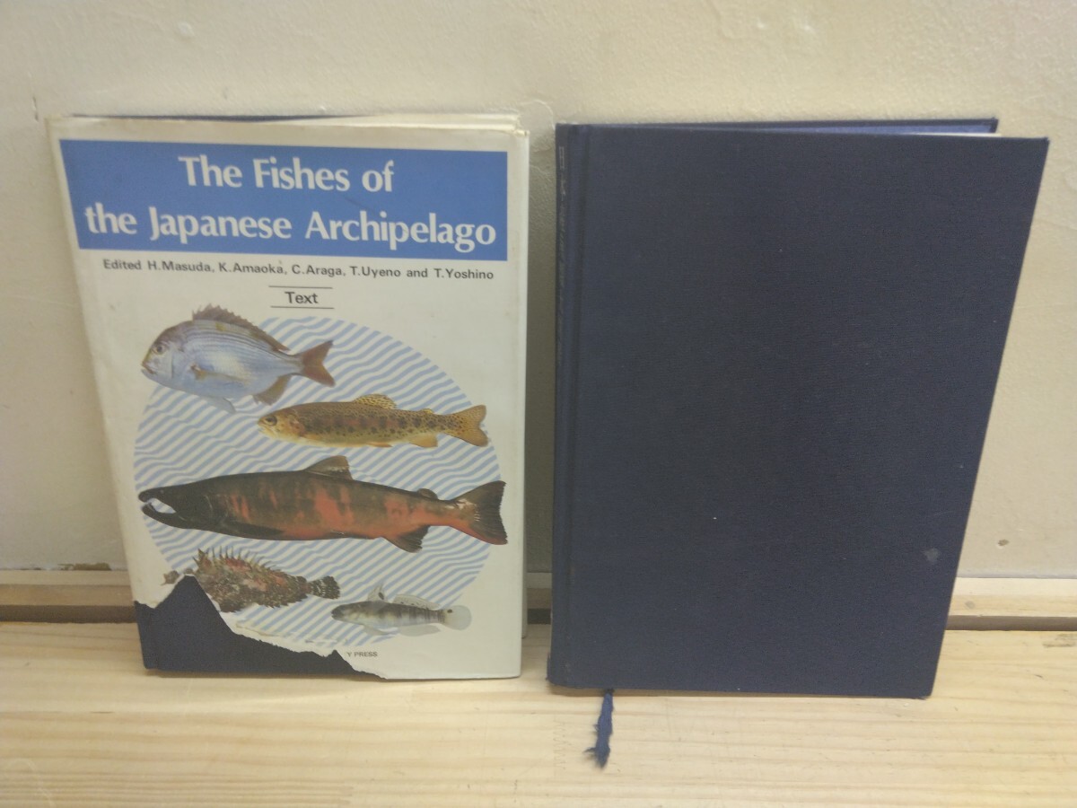 M46◆魚類専門書 2冊『除籍本 解説 日本産魚類大図鑑 /洋書 日本列島の魚 / 東海大学出版 1984年初版本』キタノカスベ ハナオコゼ250701拍卖