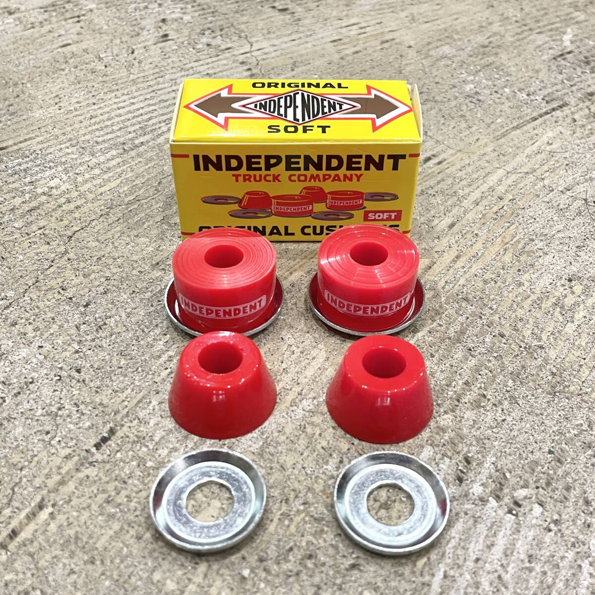 復刻 INDEPENDENT STAGE4 ORIGINAL CUSHIONS SOFT ソフト インディペンデント ステージ4 オリジナル クッション ブッシュゴム スケボー拍卖