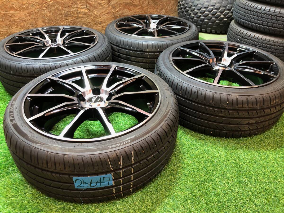 A-TECH SCHNEIDER 18inch 8j+45 × 225/40R18 PCD114.3 5穴拍卖