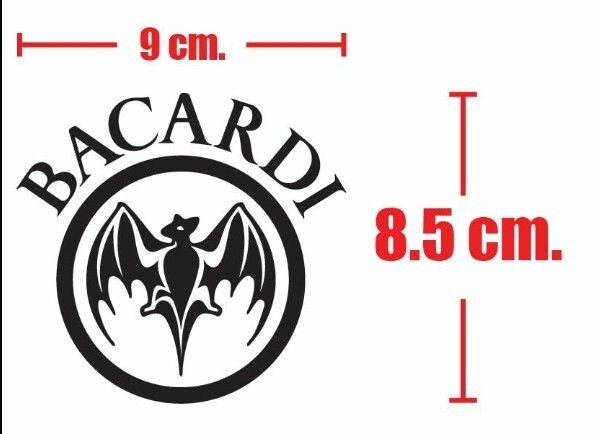 ★BACARDI★カッティングステッカー耐水耐光拍卖