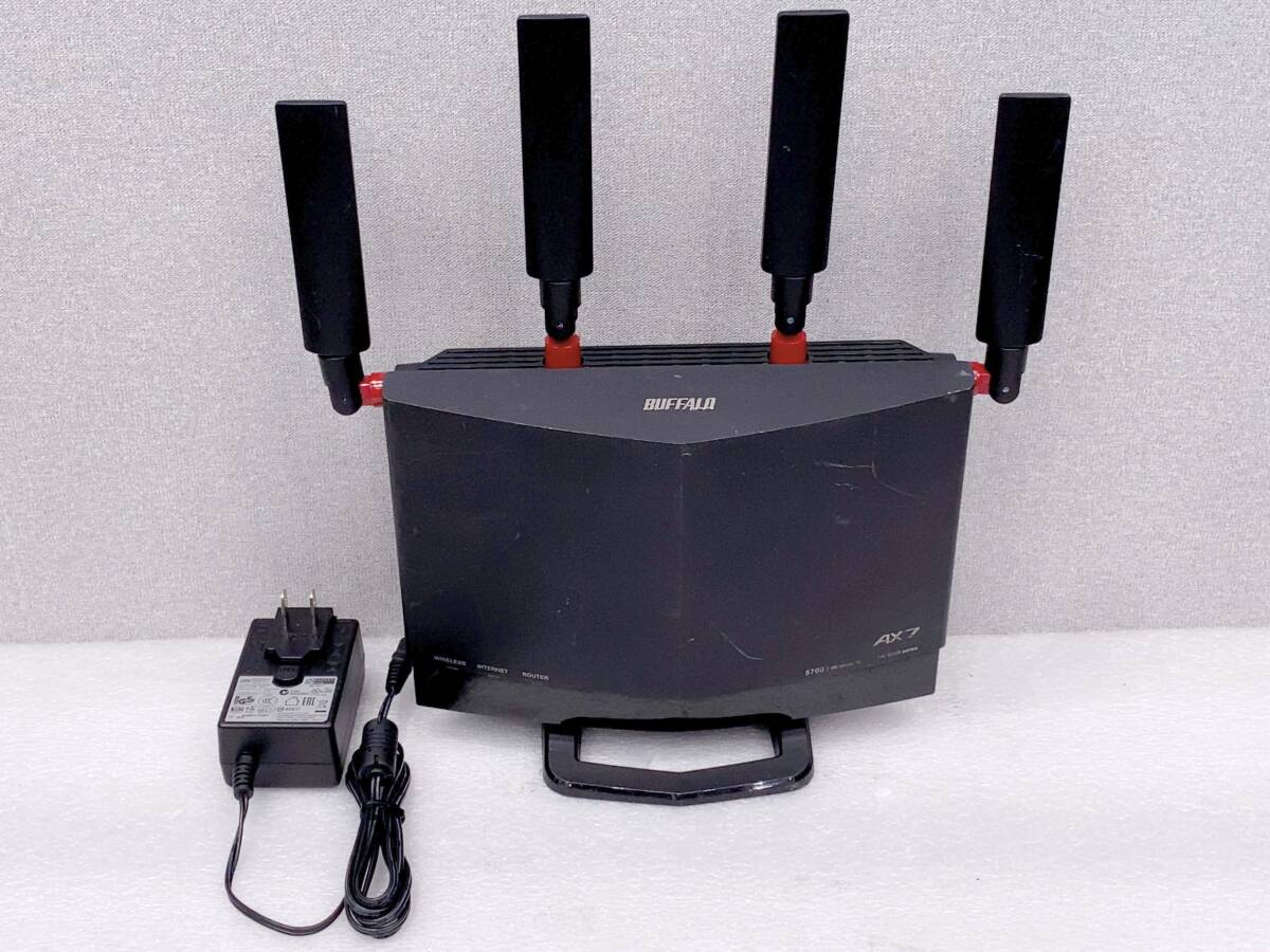 BUFFALO WXR-5700AX7S バッファロー AirStation Wi-Fi 6(11ax)対応 Wi-Fiルーター /F0拍卖