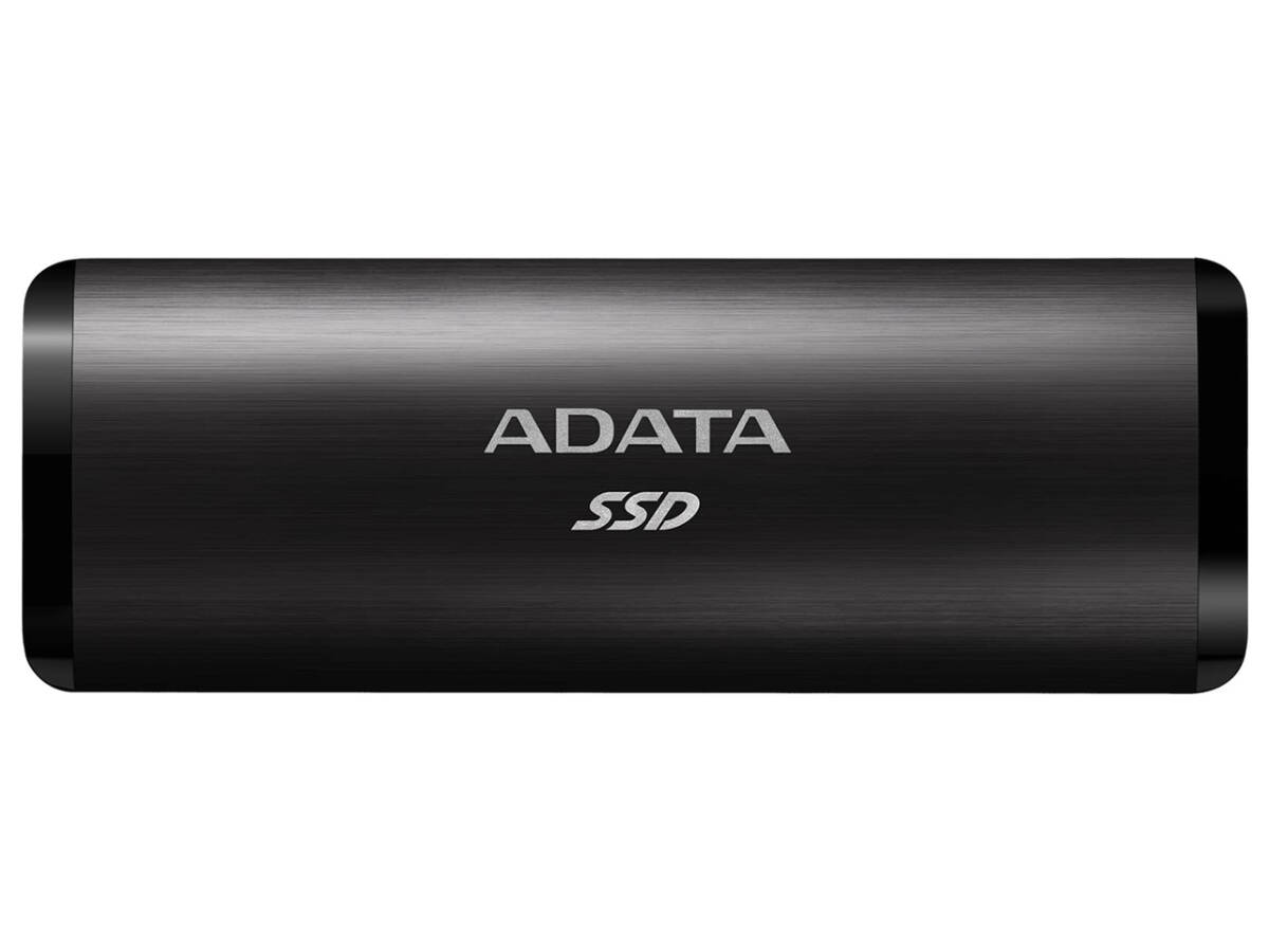 新品 ADATA ASE760-512GU32G2-CBK 512GB SuperSpeed USB 3.2 Gen 2 USB-C 最大1000 MB/秒 ポータブルSSD ブラック 拍卖
