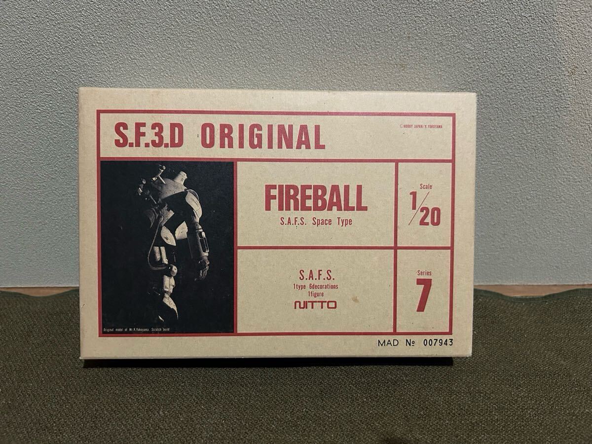 7 【1/20】NITTO/ニットー S.F.3.D ORIGINAL ファイアーボール マシーネンクリーガー 未使用品 プラモデル プラモデル拍卖