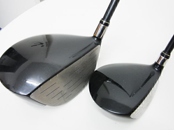 中古★PRGR プロギア★TR-X Duo★DR ロフト10.5° 44.75inch★HS M-43★DuoHIT BF 4番 ロフト16.5° M-43 42inch【本物保証】2本組★HC付拍卖