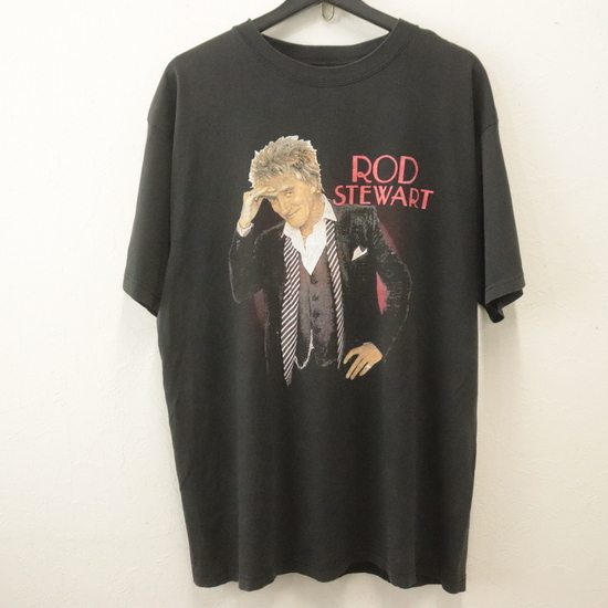 P997 2004年製ビンテージ 半袖Tシャツ■00s Lサイズくらい 黒 ブラック RODSTEWART アメカジ ストリート 古着 古着卸 激安 ヴィンテージ拍卖