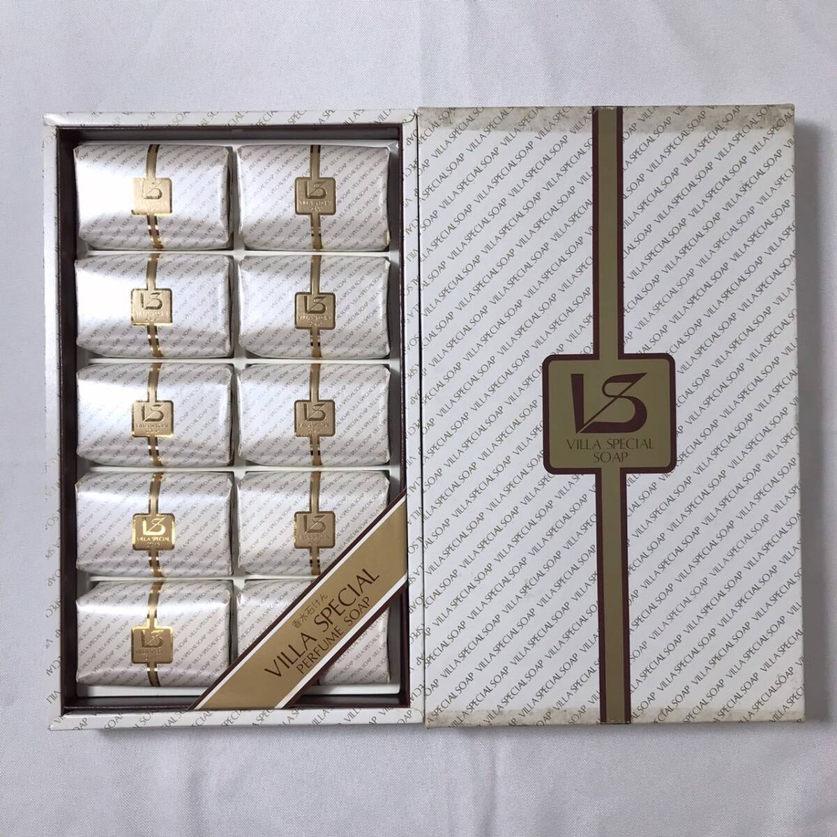 【未使用】VILLA SPECIAL POAP ヴィラスペシャル 化粧石鹸 マダムオリジナルソープ ホワイト 10個セット拍卖