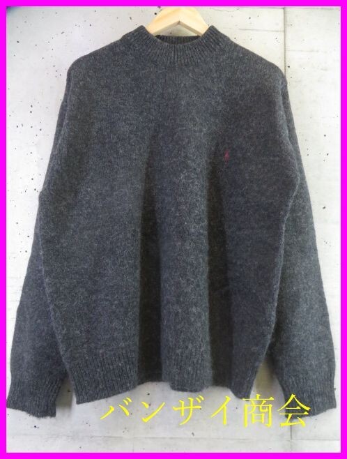 1170b18◆良品です◆Ralph Lauren ラルフローレン ポニー刺繍 ウールニットセーター L/カーディガン/ベスト/ポロシャツ/ジャケット/パンツ拍卖