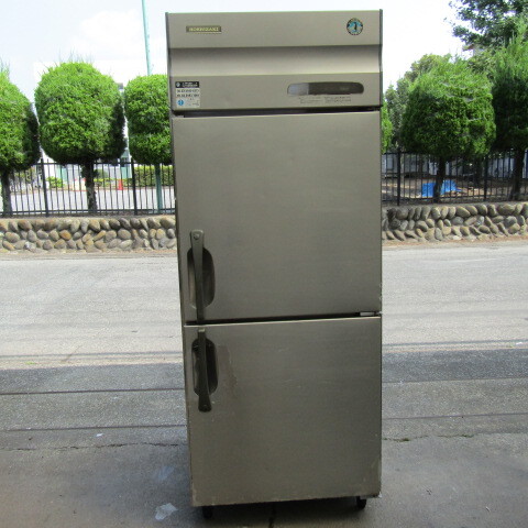 【埼玉発】ホシザキ 業務用冷凍庫 2ドア 626L HF-75Z 2001年製 作動品 中古★7-0708拍卖
