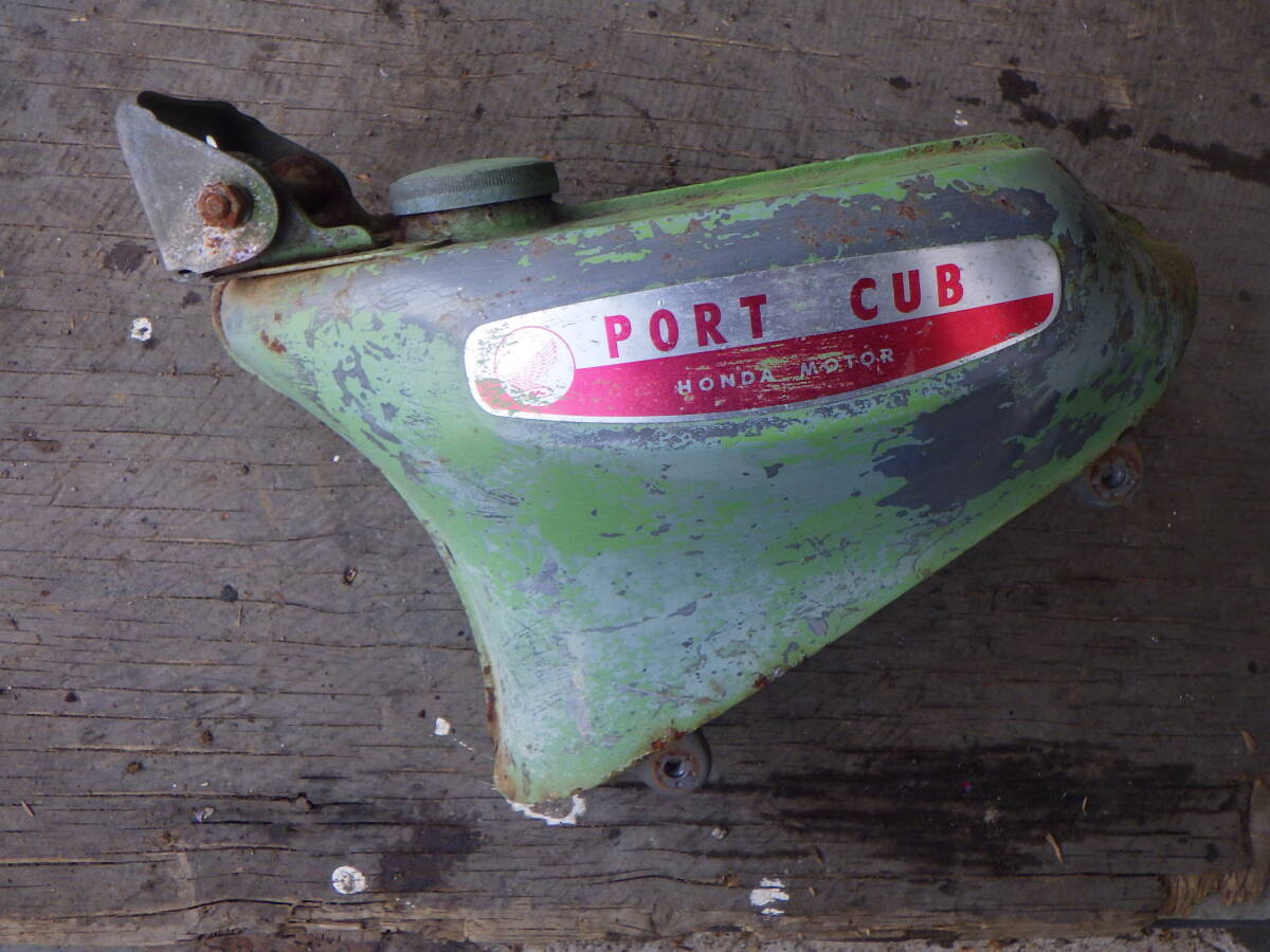 ポートカブ 希少 ガソリン 燃料 ヒューエル タンク 検(C100 200 CL CD 郵政 行灯 カブ 50 70拍卖