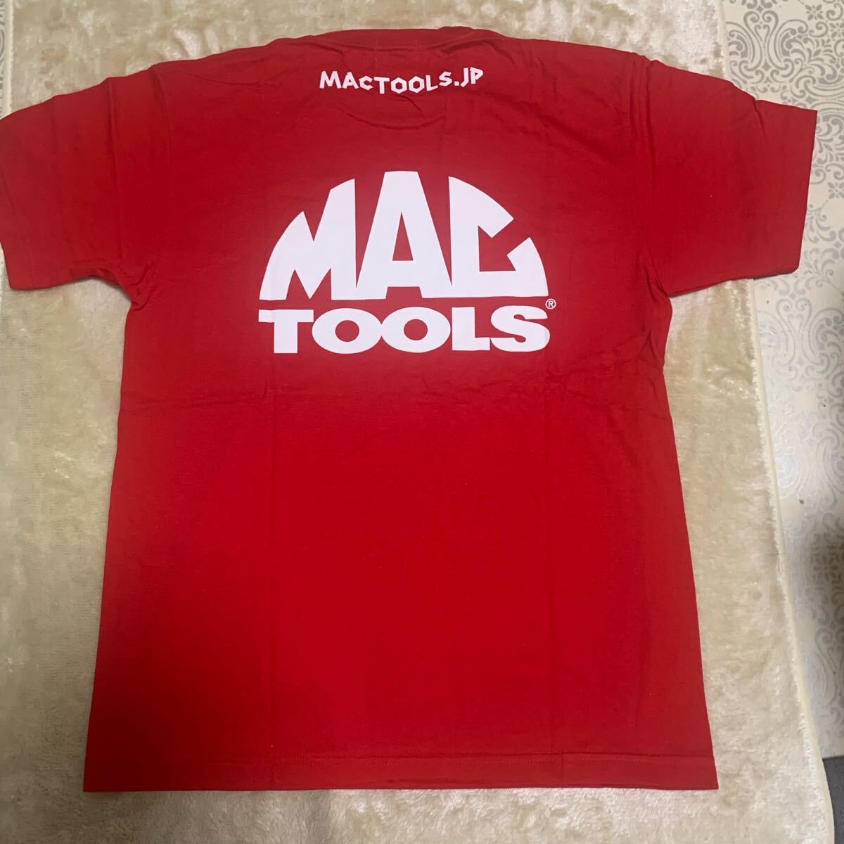 【極美品】 MAC TOOLS Tシャツ Lサイズ レッド バックプリント拍卖