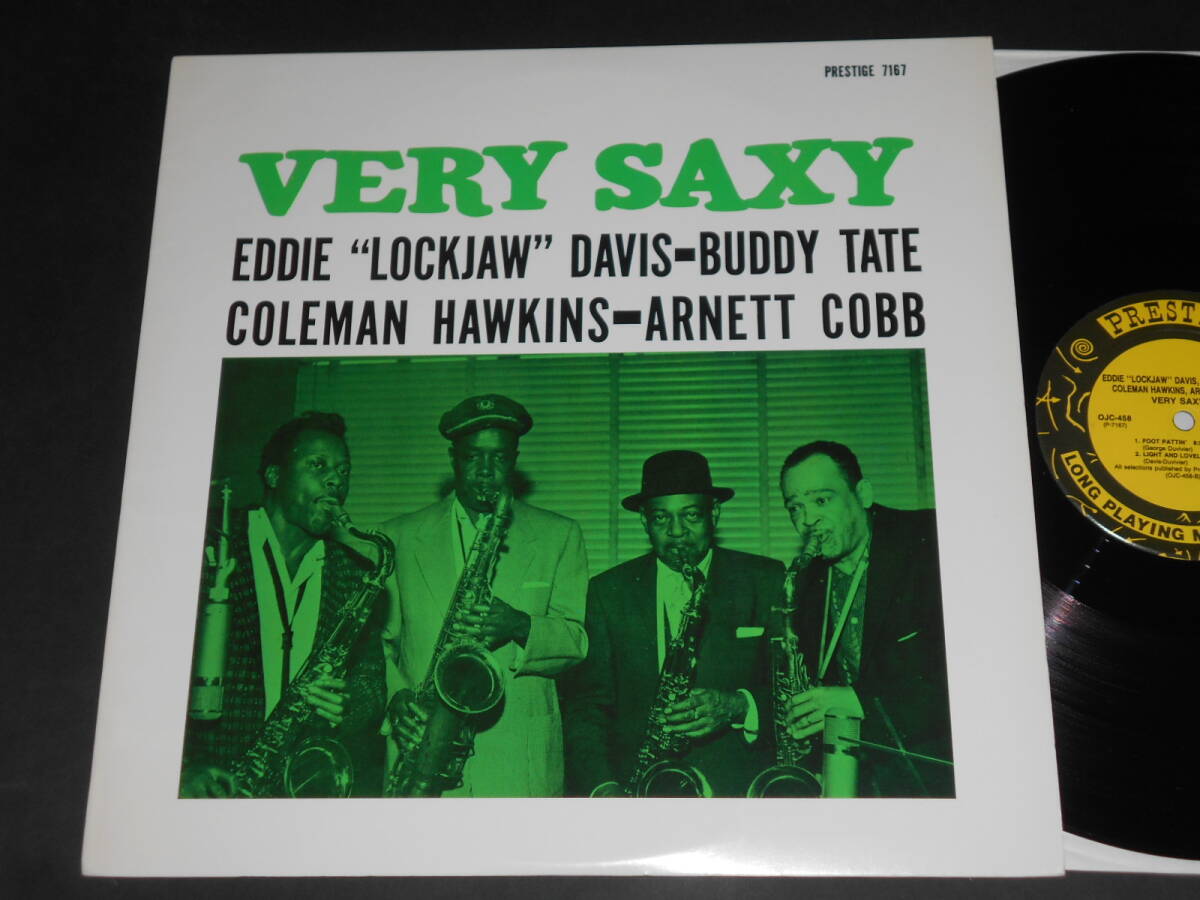 Very Saxy/Coleman Hawkins,Eddie Davis,Arnett Cobb他(Prestige OJC再発)拍卖