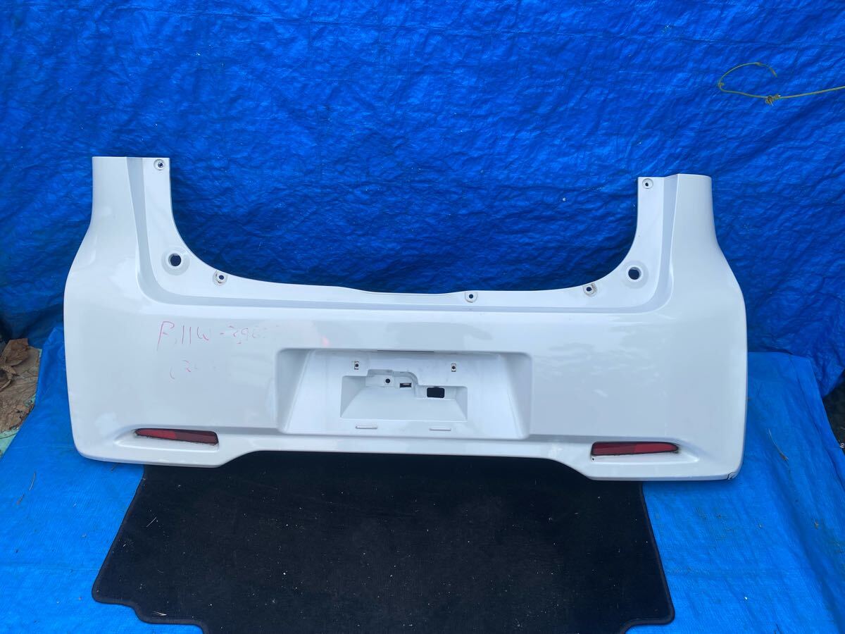 三菱ekワガンDBA-B11Wホワイト リアバンパーリアバンパー DBA-B11W. W13拍卖