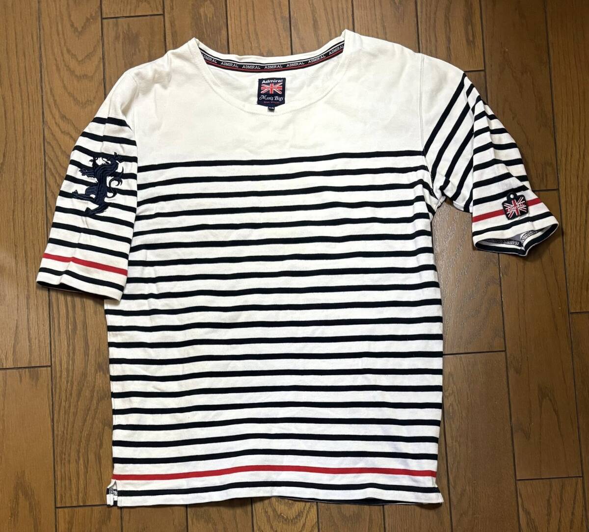 メンズ ビギ Admiral ボーダー Tシャツ(メンズ03サイズ)実寸をご確認ください。拍卖