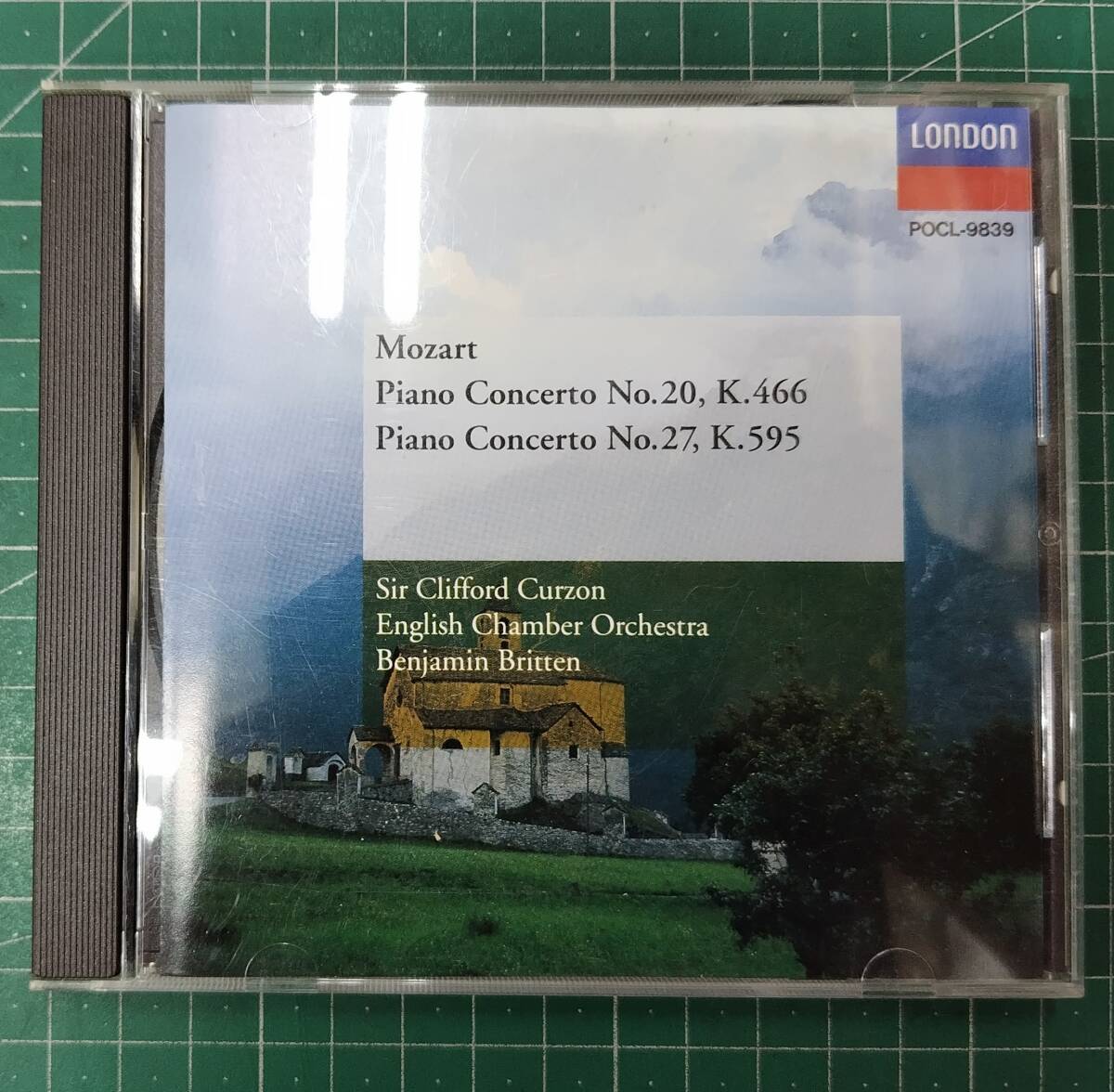 【CD】 モーツァルト:ピアノ協奏曲第20番・第27番 カーゾン(P) ブリテン POCL-9839 LONDON●H5119拍卖
