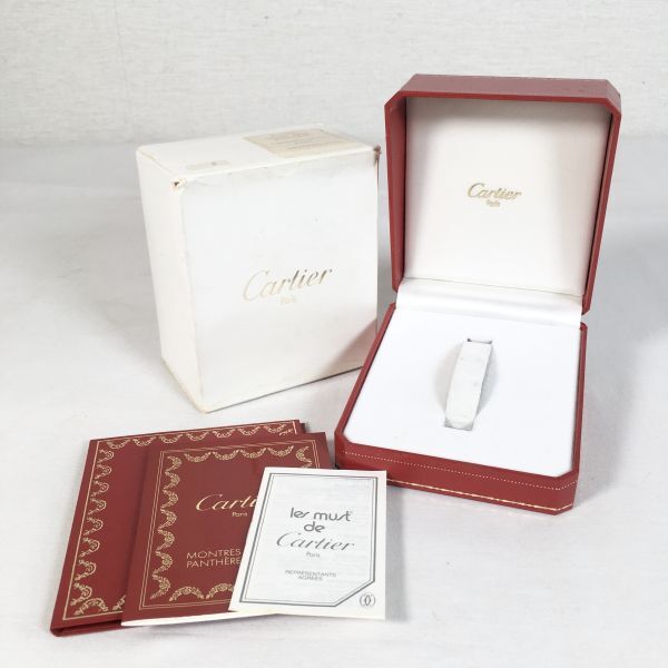 【箱付】Cartier カルティエ 空ケース 保管用ケース 空箱 時計用ケース レッド系 赤拍卖