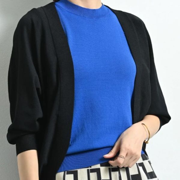 中古美品★【INTERPLANET(インタープラネット)】接触冷感・UV ドルマンカーディガン拍卖