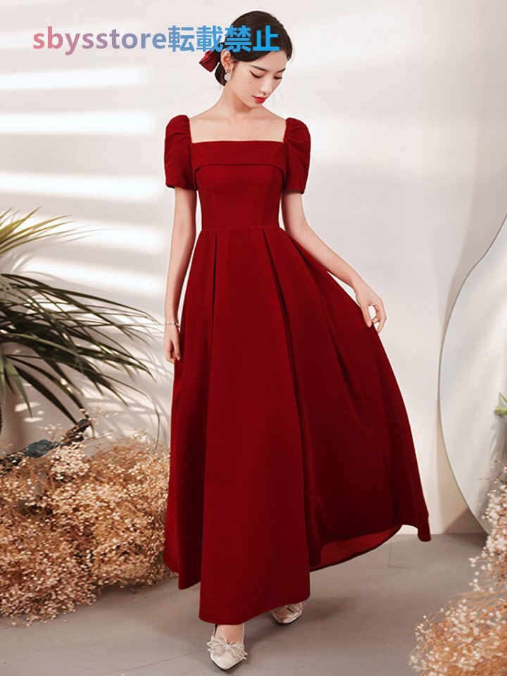 大人気 ウエディングドレス カラードレス 結婚式 披露宴 パーティー 演奏会 発表会 ステージ サイズオーダー可能拍卖