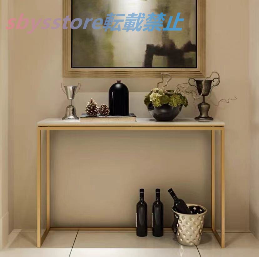 新品★サイドテーブル 大理石調 北欧 おしゃれ モダン アンティーク デザイナーズ コンソール 花台 玄関 リビング拍卖