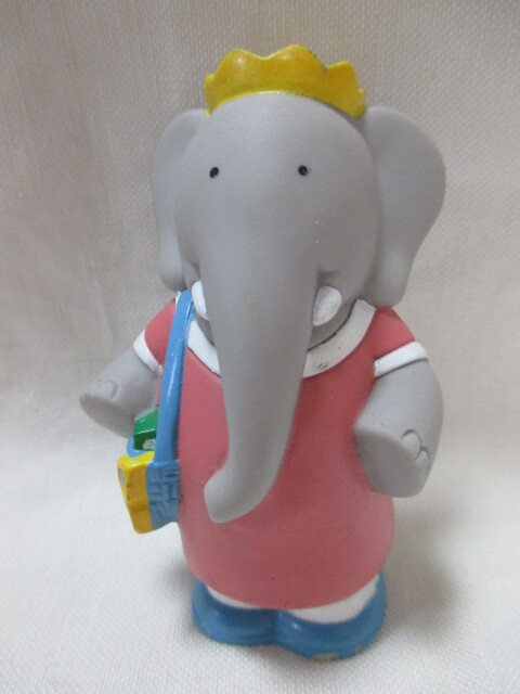 即決★USA Arby's アービーズ BABAR ぞうのババール ゾウの王様 ピンク服/1990年拍卖