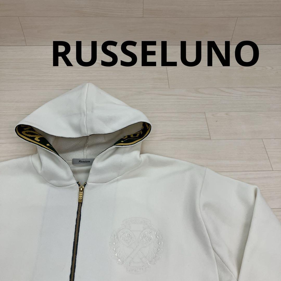 RUSSELUNO ラッセルノ ZIP UP KNIT BIG HOODIE W26026拍卖
