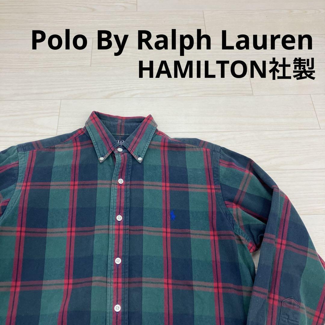 Polo By Ralph Lauren ポロバイラルフローレン チェックBDシャツ HAMILTON社製 W26084F拍卖